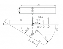 IIW2试块（V-2试块）牛角试块